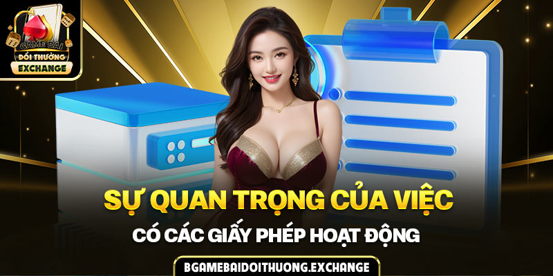 Sự quan trọng của việc có các giấy phép hoạt động